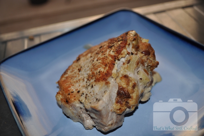 Plain stuffed chop--That's What She Crafted